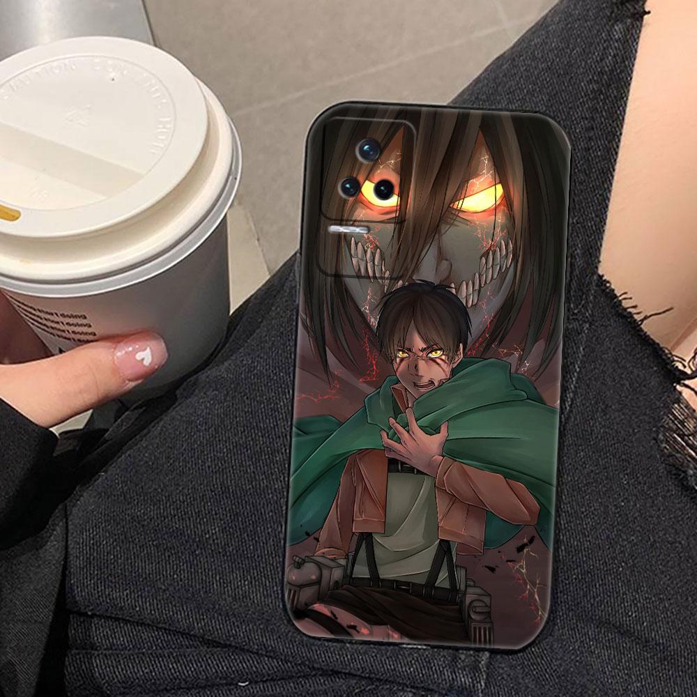 

A-Attack On T-Titan Eren Phone Case For Redmi K60 K40 K30 15 15C 14C 13C 12C 12 10 10C 9T 9C 9A 9 8 8A A1 A2 A3 Pro Plus Cover Redmi 155G