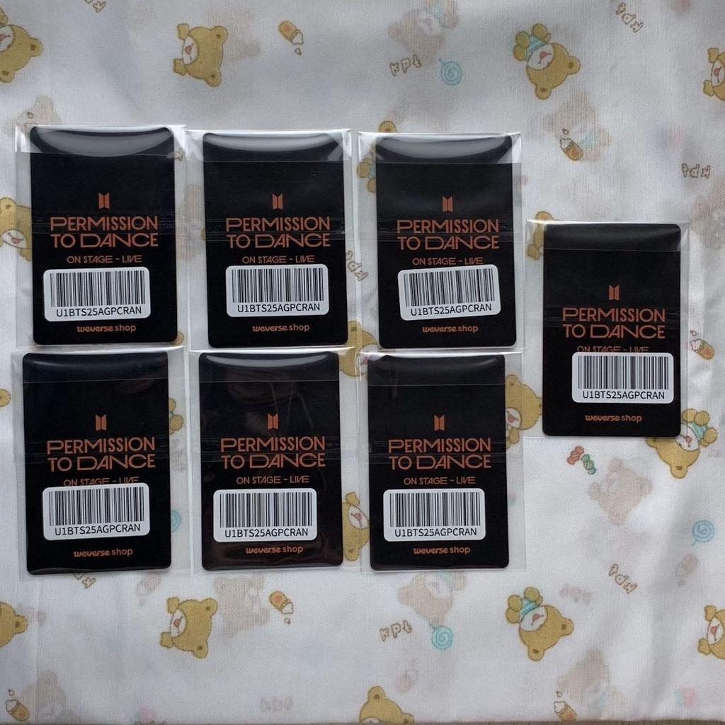 [USED] BTS STAGE-SEOUL P.T.D Limited Edition Trading Cards (7 Cards)
