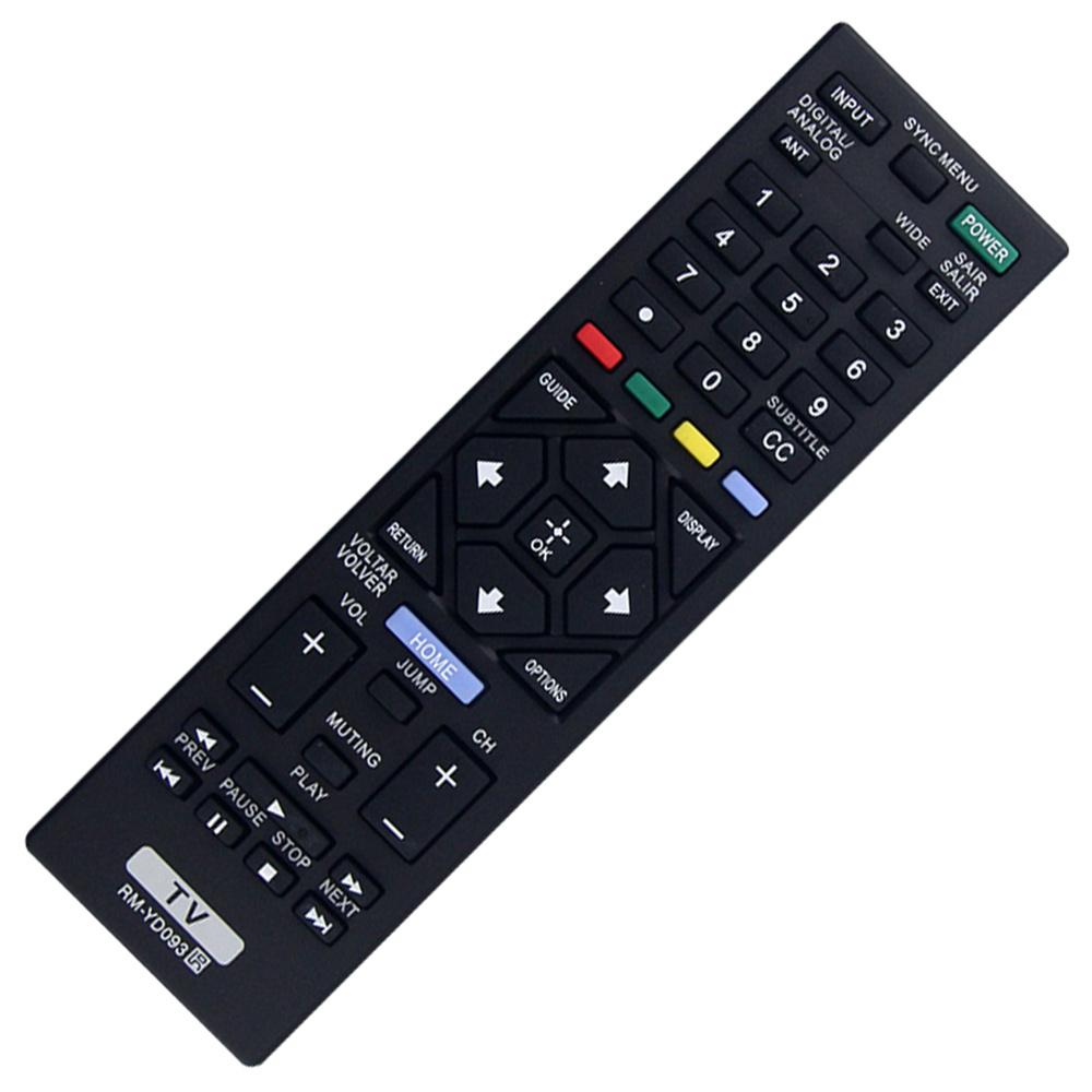 RM-YD093 For Sony TV 10m Range Remote Controller Ergonomic Infrared Remote Control