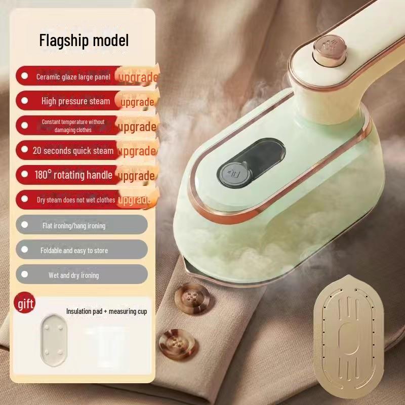 Tragbares, rotierendes Dampf- und Trockenbügeleisen mit doppeltem Verwendungszweck