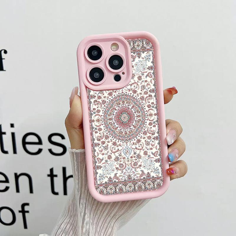Retro design phone case suitable for iPhone 17 16 15 14 13 12 11 Pro/Max/Plus anti drop and shockproof back cover