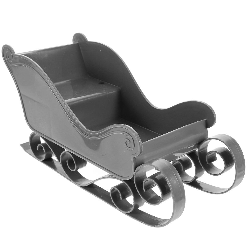 Christmas Decoration Red Sledge Sleigh Classic Christmas Sleigh Ornament Xmas Tree Hanging Sleigh Miniature Sleigh Model Decor