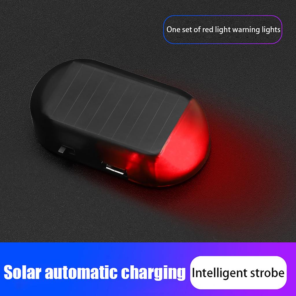 Universal Car Solar Energy Warning Light Led Flashlight Indicator In-Night Caution Strobe Truck Warning Light Running Lamp