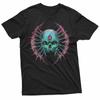 Third Eye Psychedelic Skull Gothic Dark Art Graphic T-Shirt
