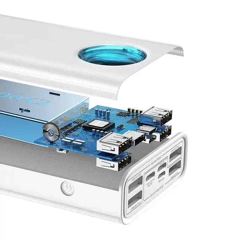 Powerbank Baseus Amblight 30000Mah, 4Xusb, Usb-C, 65W (Biały)