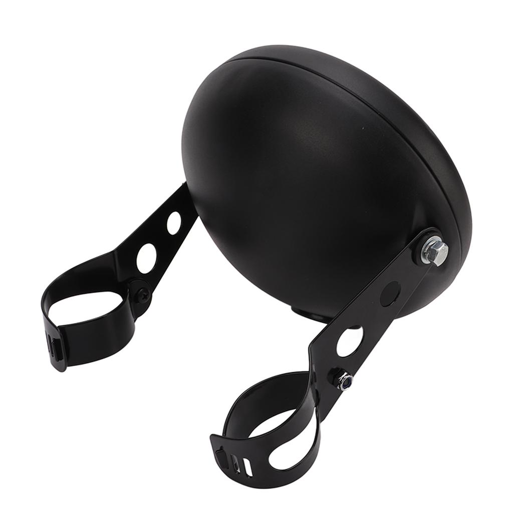 7in Motorcycle Headlight Housing Universal Bucket Mount for LED Headlamp 38‑51mm Fork Tubes
