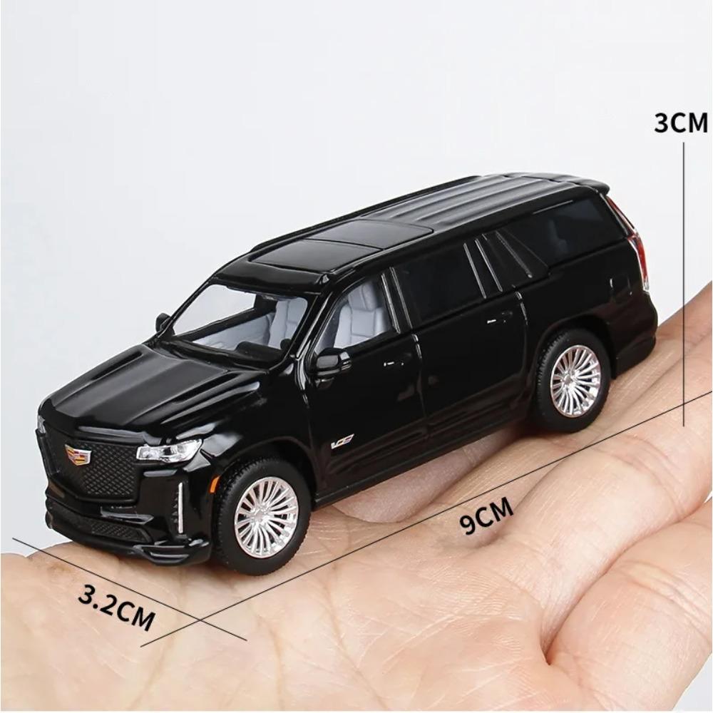 1/64 Cadillac Escalade SUV Alloy Car Model Diecast Metal Mini Vehicles Car Model Simulation Miniature Scale Childrens Toy Gift Decoration