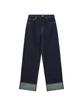 REST&RECREATION Roll-Up Wide Jeans - Blue