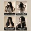 Portable Straightening Comb With Auto Shut Off Feature And Ceramic Coated Plates For Damage Free Hair Care