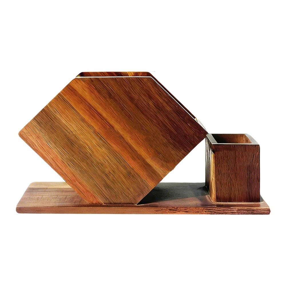 Wooden Napkin Holders No-slip Paper Towel Container Elegant Tissue Storage Rack Dining Tables