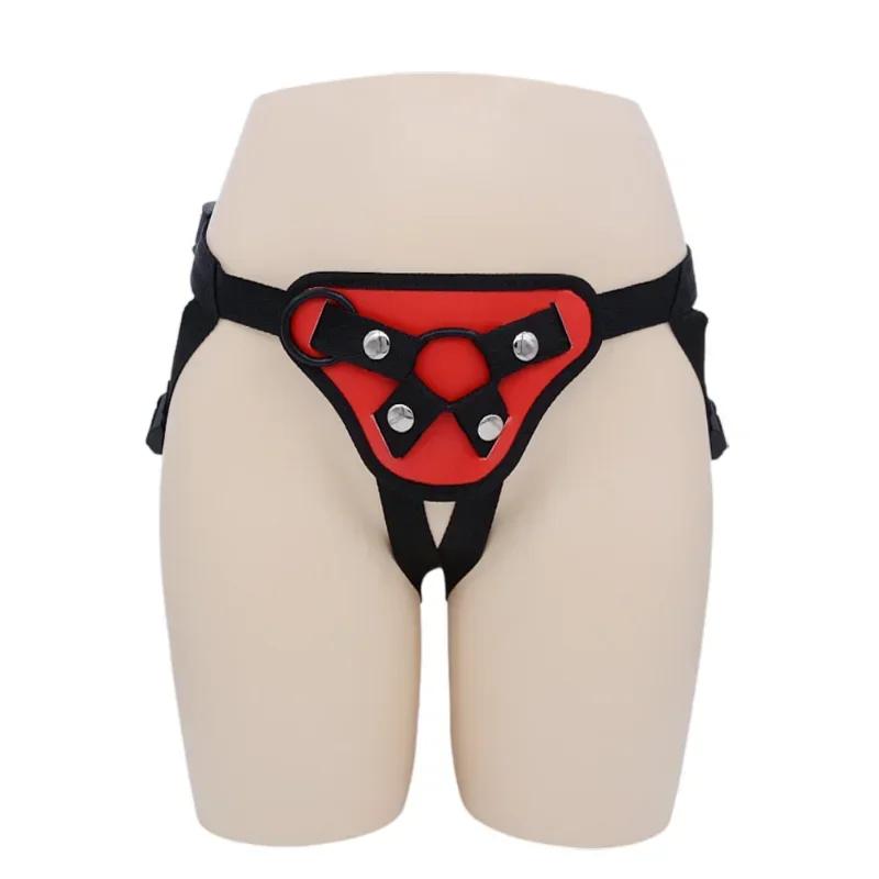 Lace Braided Wearable Strapon Penis for Lesbian G Spot Stimulator Lace Slacks Panties Strap on Dildos Pants Sex Toys for Women