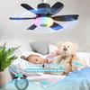2025 Modern Minimalist Ceiling Fan Light: Integrated Fan and Chandelier for Bedroom