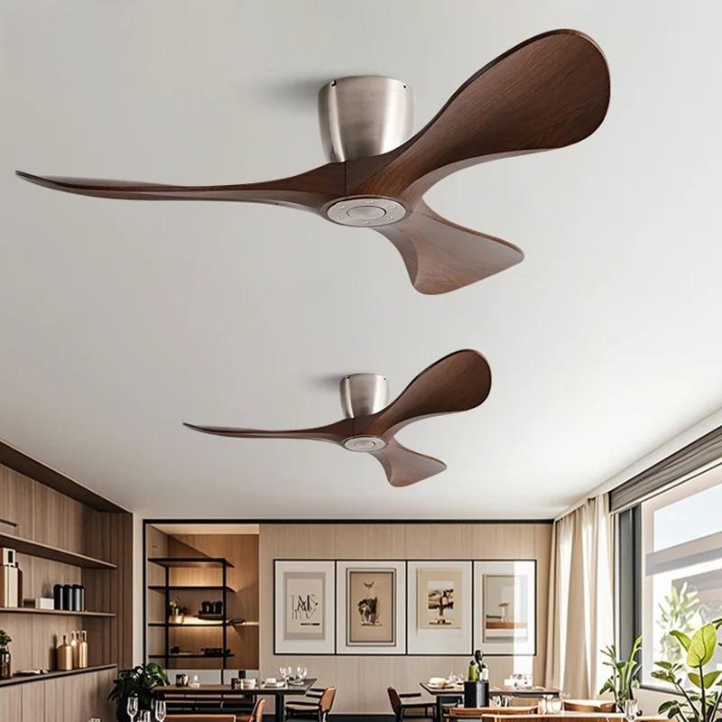 6 Speed Adjustable Energy Saving Electric Fan Remote & Quiet DC Motor Household Fan Modern Industrial Ceiling Fan