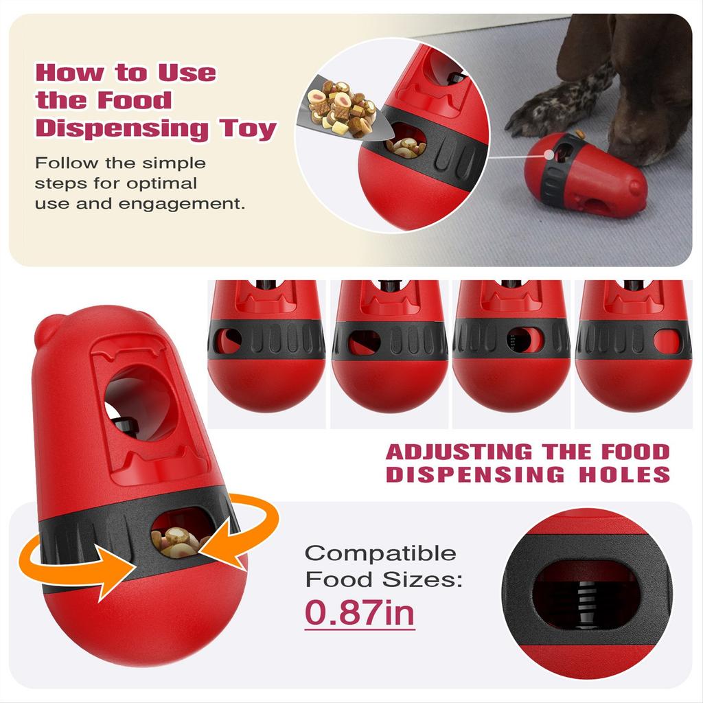 Pet Food Leakage Ball, Pet Snack Stick Fixer Pet Dog Toys Cat Toys, Multi Function Pet Food Leaker