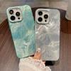 Colorful Iceberg tin foil pattern rugged phone case for iPhone 15 14 13 12 11 Pro Max diamond lens frame shockproof hard cover