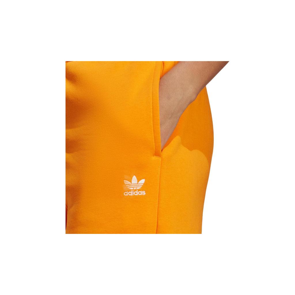 Adidas Originals Solid High-Waisted Jogger Pants Women Bottoms Light-Orange IK7689