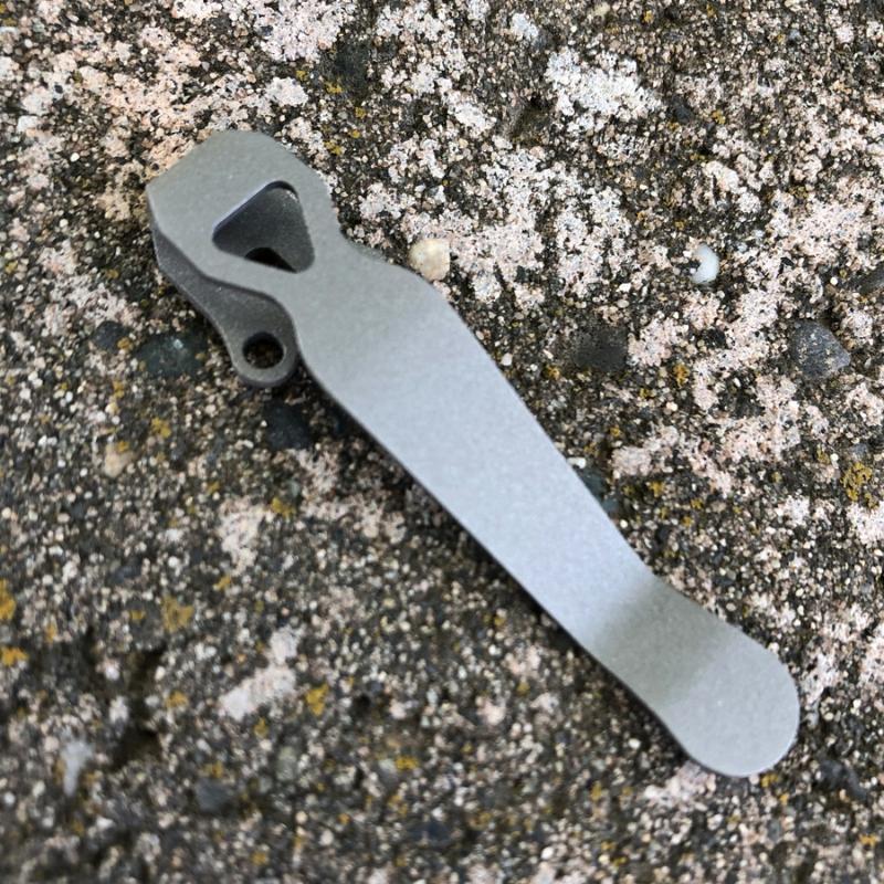 Pocket Knife Clip Stainless Steel Black Deep Carry Back Clip for Griptilian Folding Pocket Knife DIY Accessories Parts
