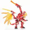 Jinbao 8871 Mini Flame Flying Dragon Red Robot Transformer Model