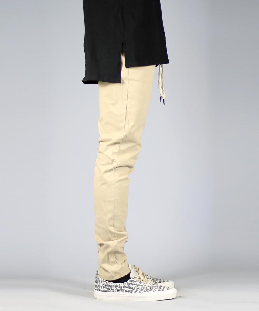 Haipeodenim Khaki Drop Crotch Pants