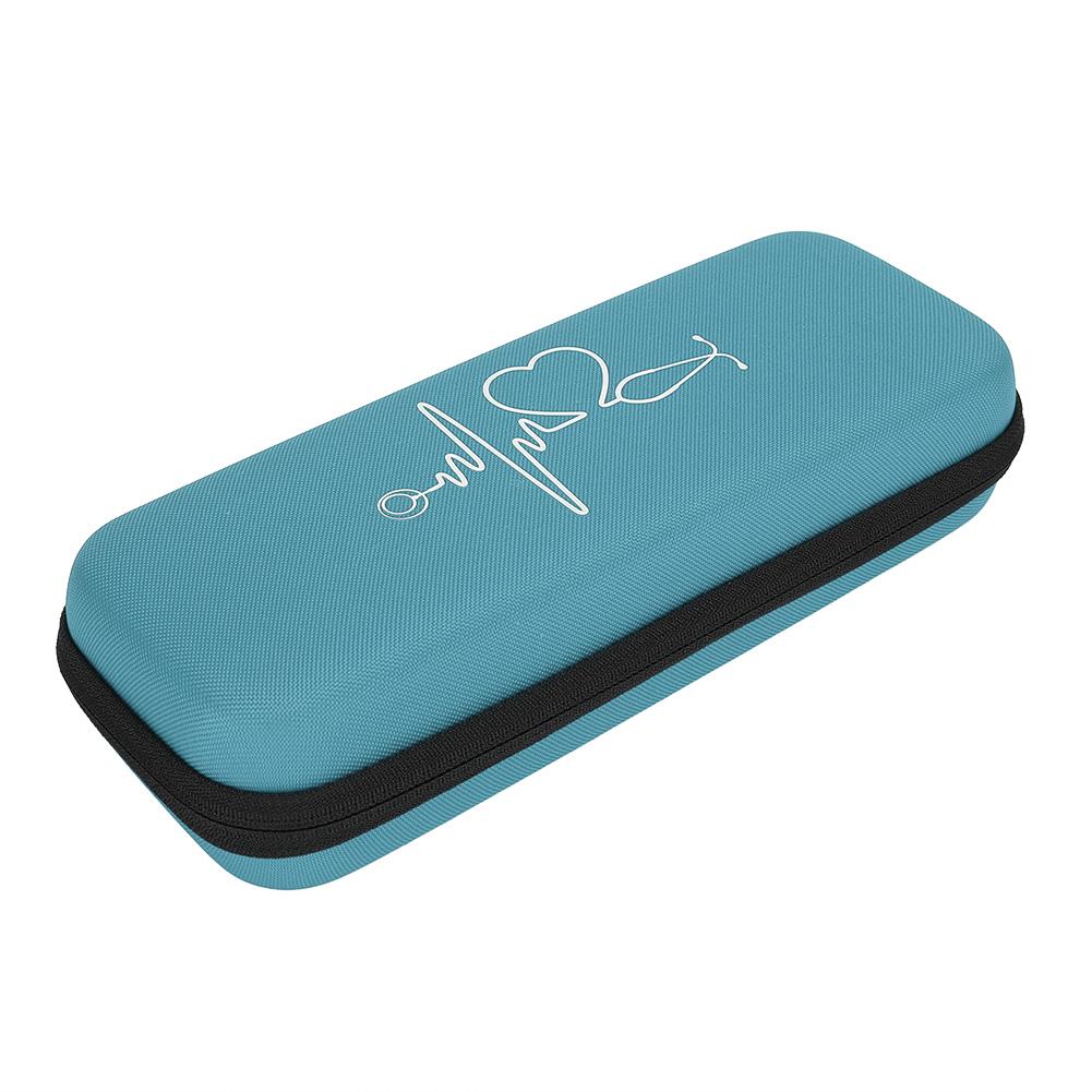 

Портативный бытовой ящик для хранения стетоскопов, органайзер, сумка для хранения, контейнер, светло-голубой