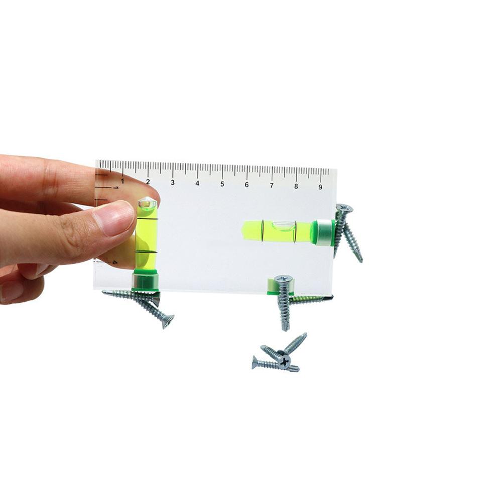 High Precision Transparent Magnetic Level Bubble Mini Level Construction Leveling Tool Measurement Bubble Level Gauge