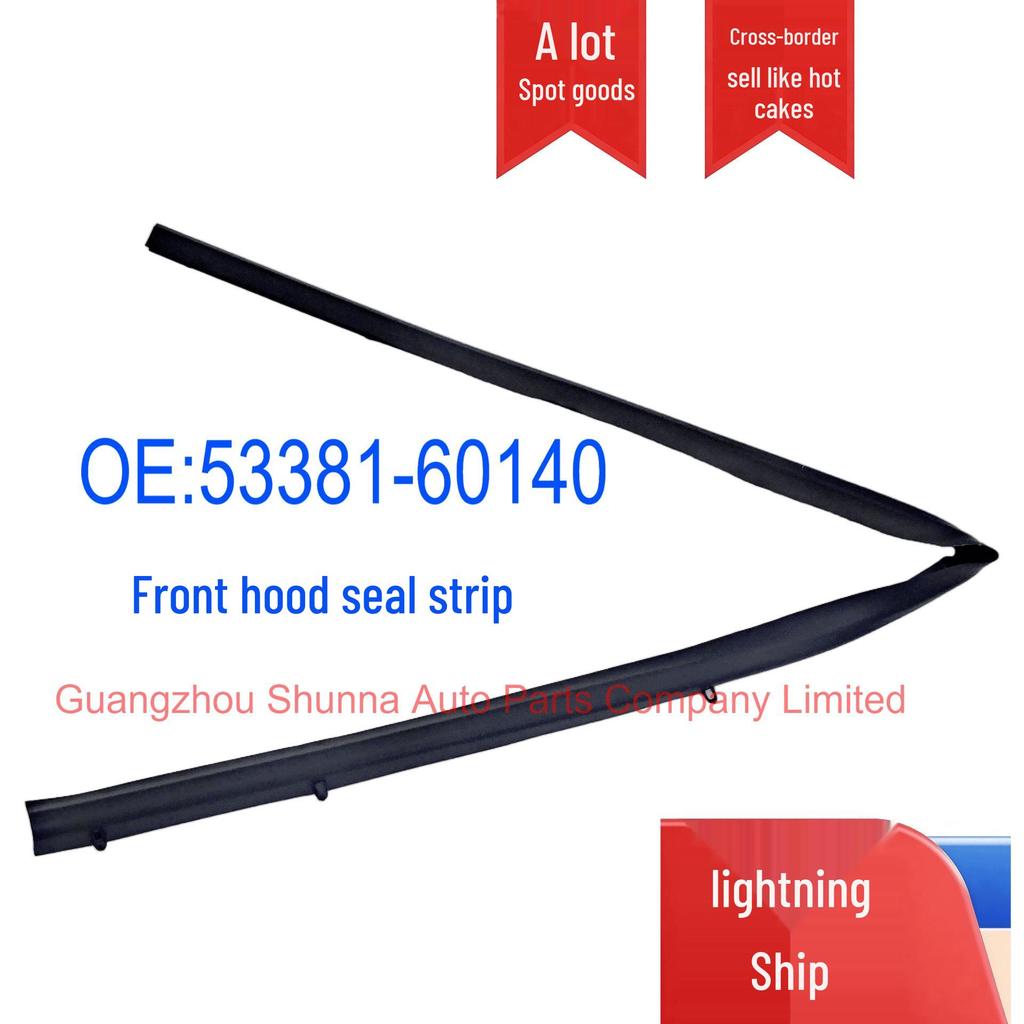 Front Hood Seal Strip for Toyota Land Cruiser, 4Runner, Lexus - Part 53381-60140
