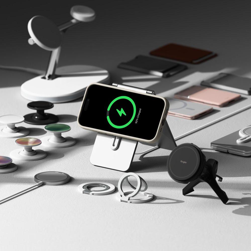 Ringke Silicone Magnetic Magsafe Iphone 16 Pro Stone