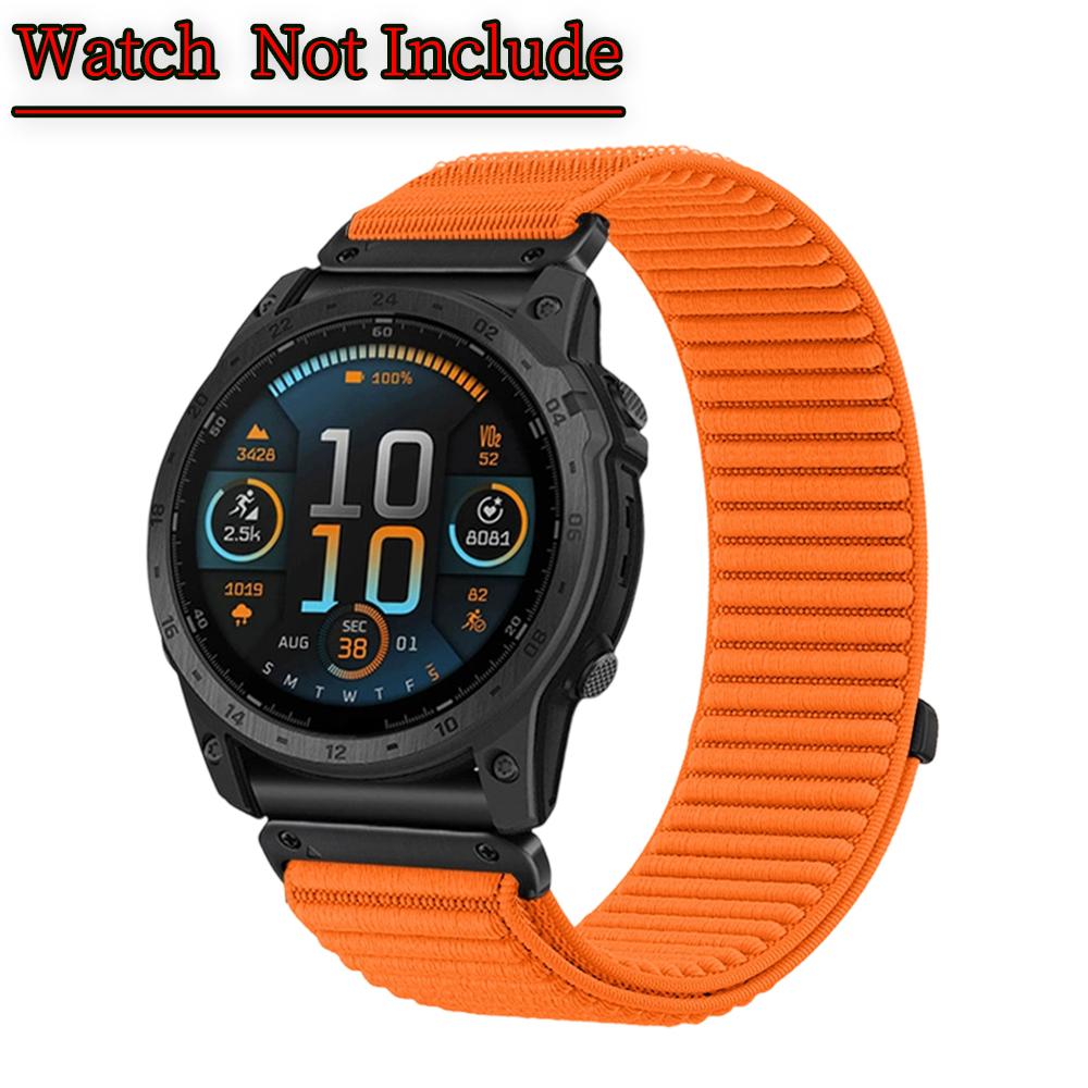 Cinturino in Nylon a Ciclo 20 22 26mm per Garmin Fenix 8 Enduro 3 2 Fenix E Cinturino Quick Fit Accessorio per Orologio Garmin Fenix 7X/6X/5X