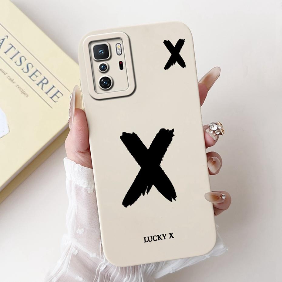 

New Fashion Letter Phone Case For Xiaomi Redmi Note 10 Pro 5G Soft Silicone Shockproof Cover For Redmi Note10 5G 10T Bumper Redmi Note 10T