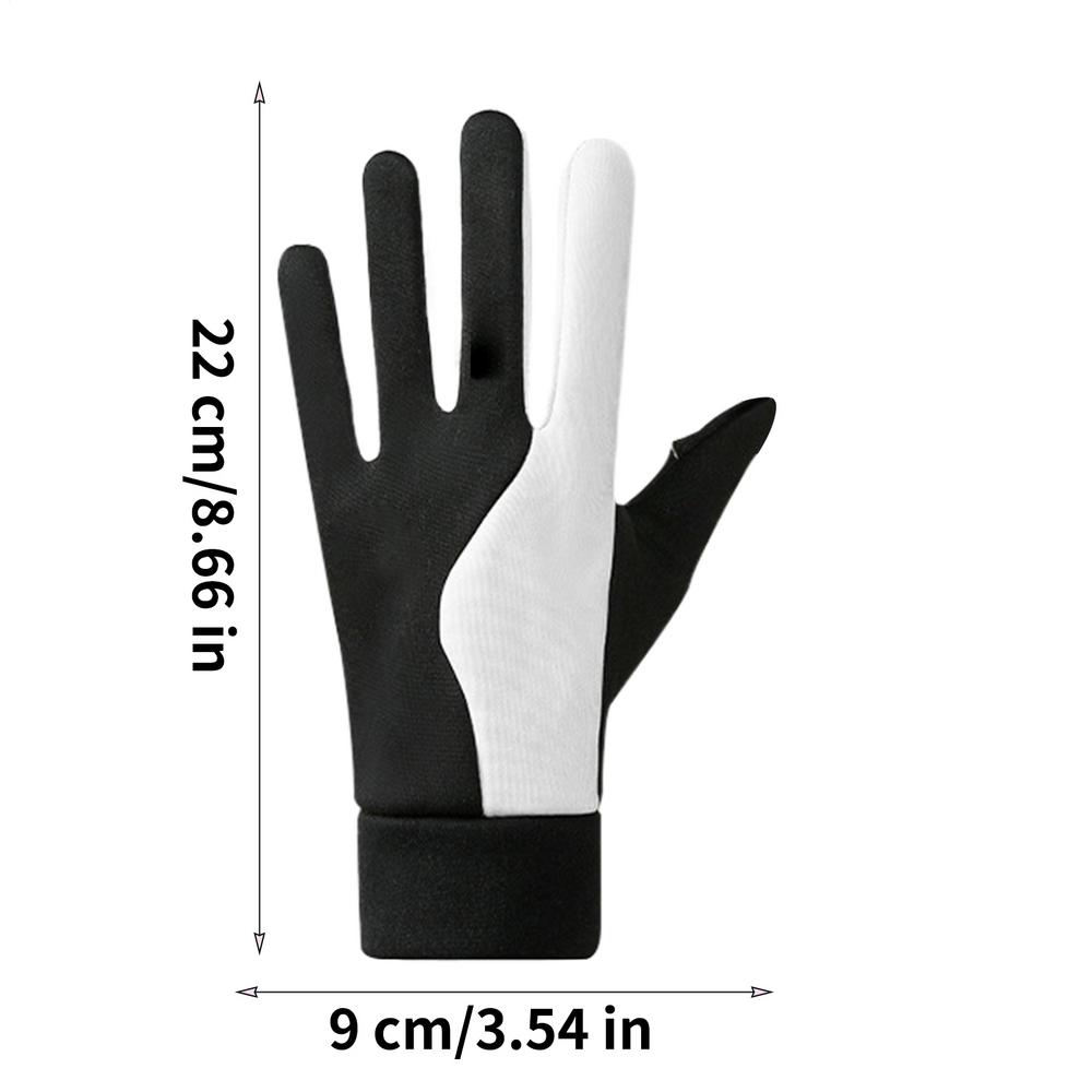 Motorcycle Riding Warm Gloves Full Finger Motorbike Protective Gear Windproof Touchscreen Winter Warm Full Finger Gloves чёрный