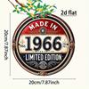 Vintage Metal Wall Art Vintage  Limited Edition Round Metal Wall Art  pc xcm Rustic Retro Sign with Ornate Frame