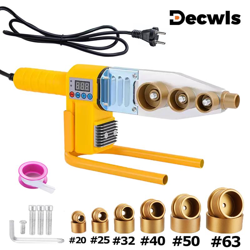 220V Pipe Welding Machine 800W/1000W Pipe Welding Iron PB/PP/PE/PPR Pipe Welding Tools, Home Water Pipe Plastic Welding Tools