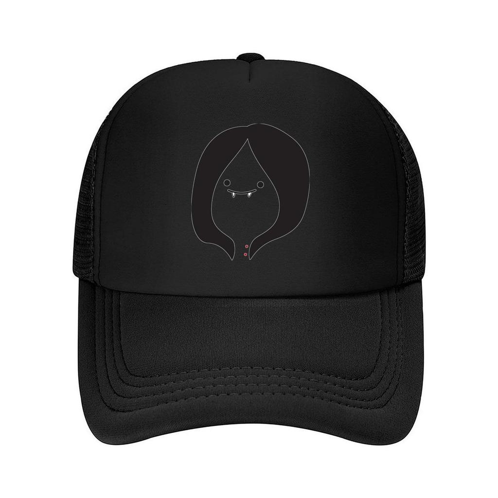 Cute Vampire Lady Graphic Mesh Baseball Cap Casual Hat Outdoor For Womens Unisex FeUnisex