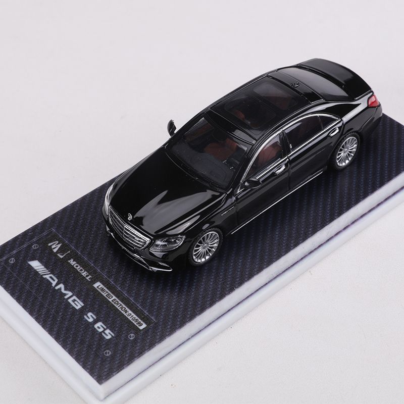 In Stock Mj 1:64 Benz S65 Amg S-class Car Simulation Alloy Micro Die-cast Car Model Custom Kid Toys Collection Gifts Display
