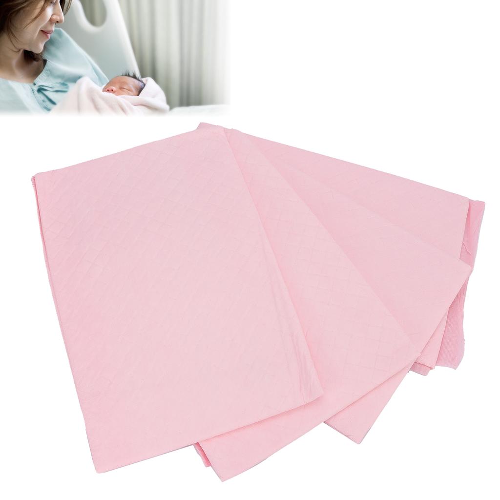 4Pcs Heavy Absorbency Underpads Disposable Breathable Soft Bed Pads for Adults Pregnant Woman