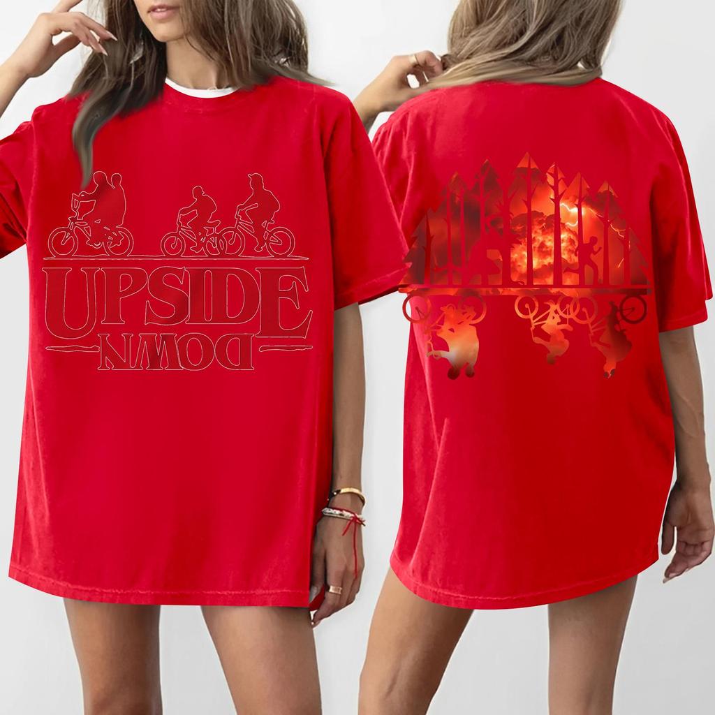 Women's Round Neck Printed Short-sleeved T-shirt Top