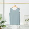 Summer Sand-Washed Double Crepe Silk V-Neck Vest - Women's Solid Casual Wear