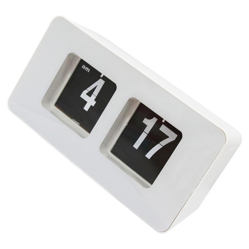 Battery Operated Flipped Clock with Easy To Read Large Number Display Clock for Personalizing and Fashionable Interior