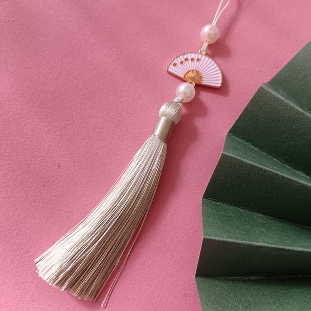 Lucky Bookmark Tassels DIY Crafts Phone Pendant Chain Clothing Pendant Tassel Car Keyring  Earrings