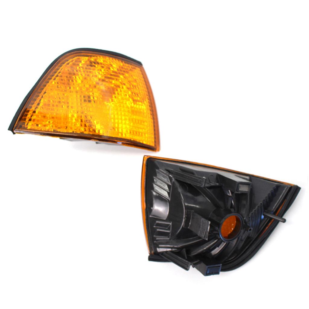 Corner Light Lens Replacement Yellow Amber Indicator Lamp Replacement For Side Corner Signal Light Fit For BMW E36 3