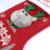 1Pc Christmas Socks Festive Attire Non-woven Fabric Party Supplies Dog Pattern Christmas Christmas Decorative Socks Cat Pattern