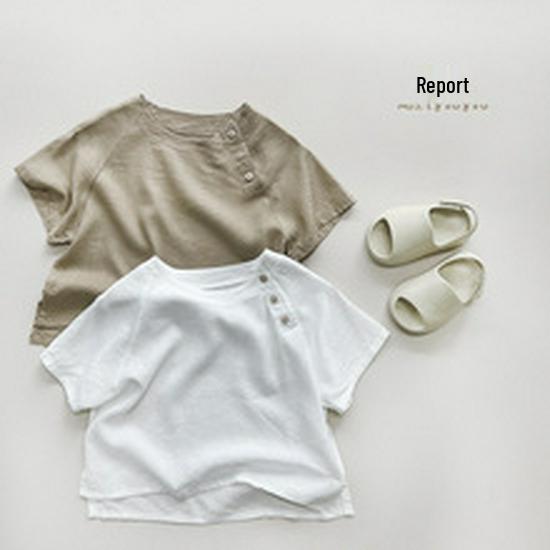 Cool Linen-Cotton Mosquito-Proof Pants for Kids - Lightweight Korean Trend Casual Summer Pants for Boys and Girls
