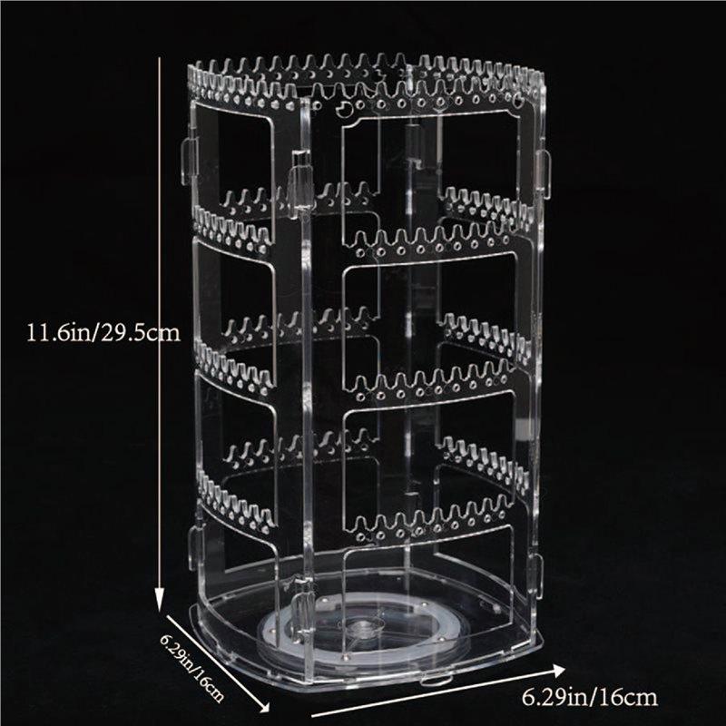 M-Modern-1Pc, Rotating Jewelry Display Rack, Ear Clips, Earrings, Earrings And Necklace Rack.