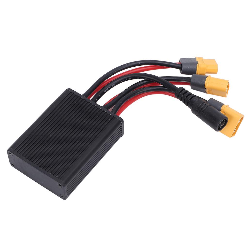 Electric Double Battery Discharge Converter 20V to 72V 30A Dual Battery Pack Switch Balancer with Charging Port for