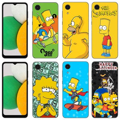 Die Simpsons Schwarze Silikon Handyhülle Für Samsung Galaxy A01 A03 Core A04 E A02 A05 A10 A20 A21 A30 A50 S A6 A8 Plus A7 2018