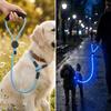 Guinzaglio Luminoso per Animali Domestici con Ricarica USB Super Luminoso LED Guinzaglio per Passeggiate con Cani Guinzaglio Illuminato Escursionismo Notturno