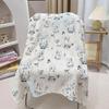 Miffy Cartoon Blanket Cute Air Conditioning Shawl Sofa Lap Cover Nap Throw Soft Warm Lightweight Multi-use Blanket Home Office