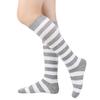 Damen Kniestrümpfe Gestreifte Lange Schlauchsocken Sportliche Strümpfe Halloween Cosplay Kostüme Kniestrümpfe Geschenk