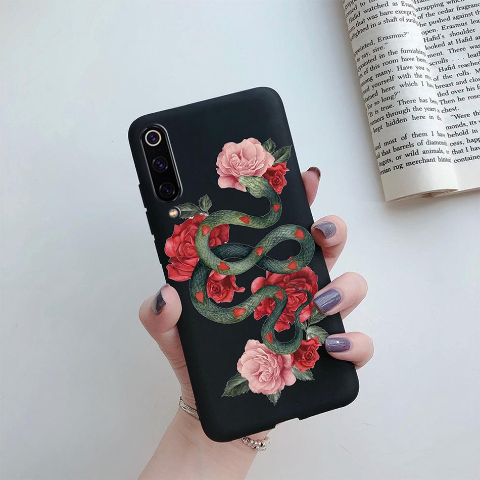 Case For Xiaomi Mi 8 9 Lite SE Fashion Silicone Love Heart Sunflower Phone Case Cute Cover Coque on Mi8 Mi9 9SE 8Lite 9Lite Case