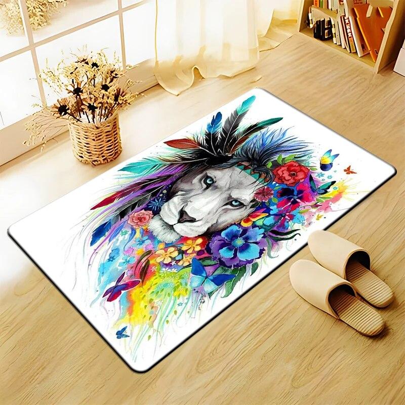 3D Art printing Tiger Printed Carpet for Living Room Large Area Rug Soft Carpet Home Decoration Mats Boho Rugs Dropshipping